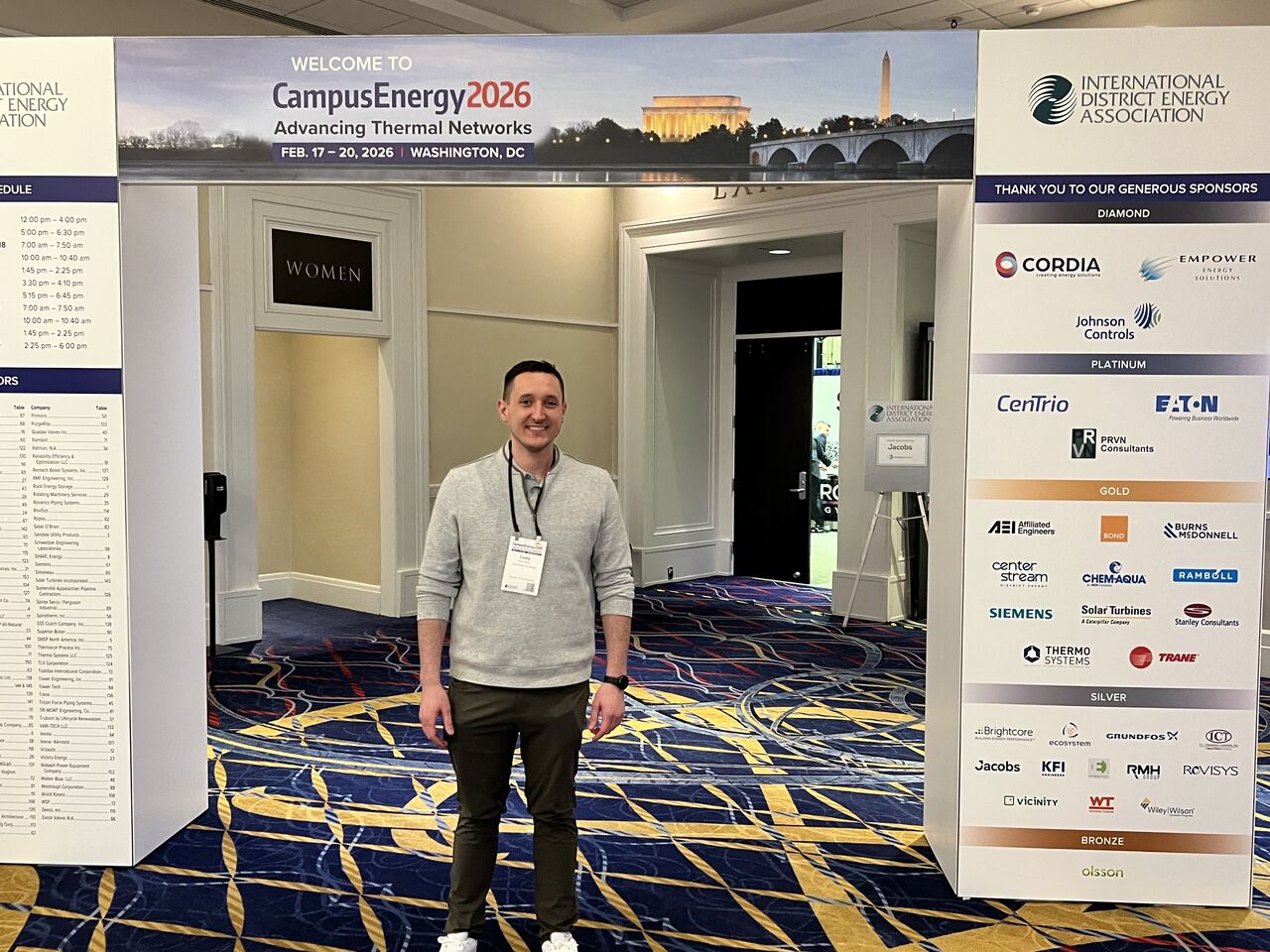 Cody Plante at the IDEA CampusEnergy 2026 conference